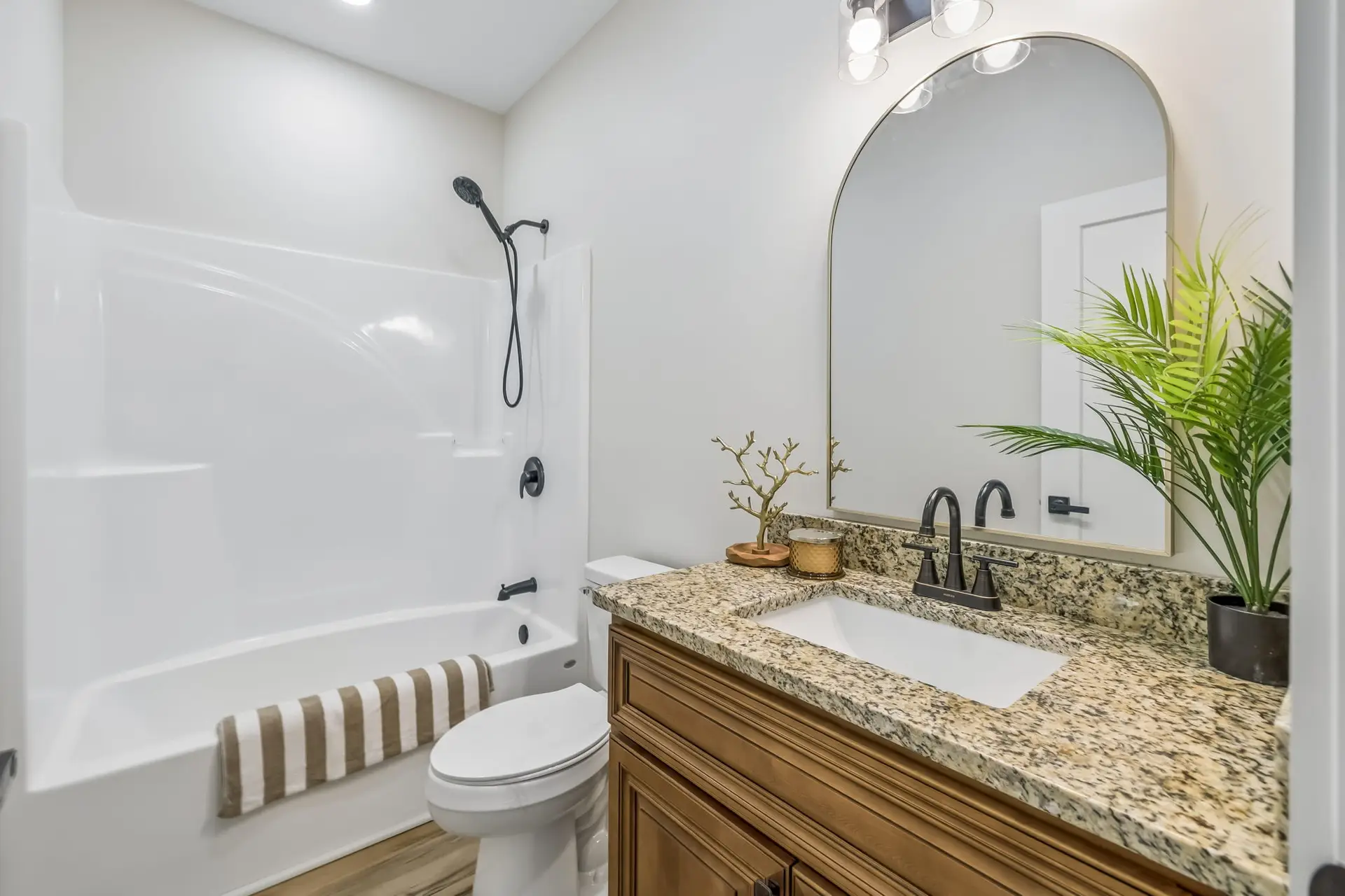 Bathroom at 1855 Linden Hwy, a barndominium in Hohenwald, Tennessee