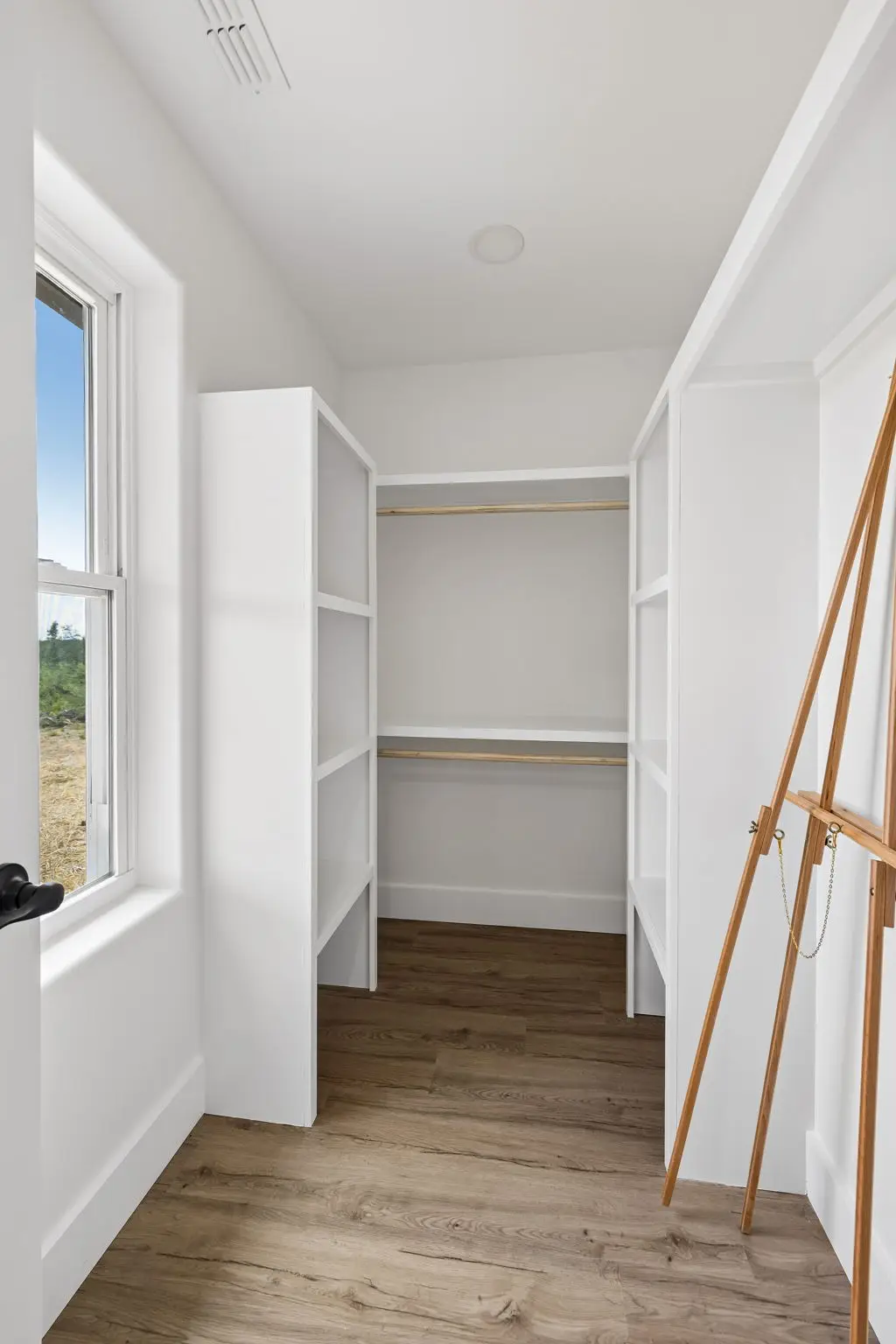 Bedroom closet at 1919 Linden Hwy, a barndominium in Hohenwald, Tennessee