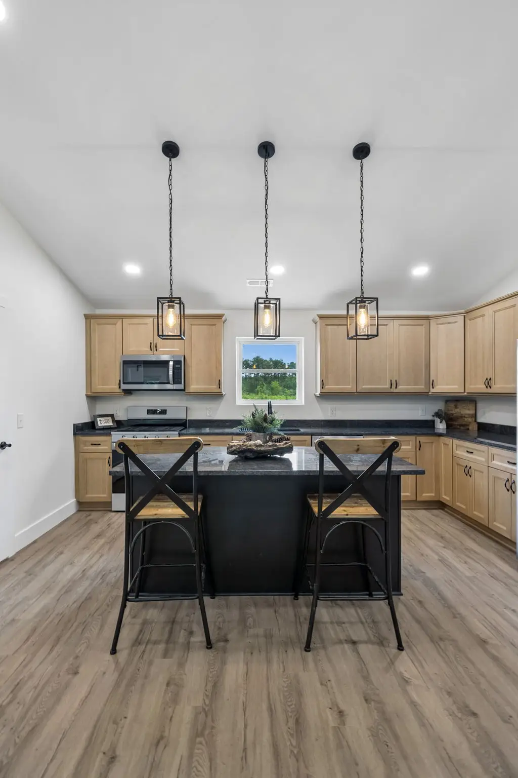 Kitchen vertical at 1919 Linden Hwy, a barndominium in Hohenwald, Tennessee