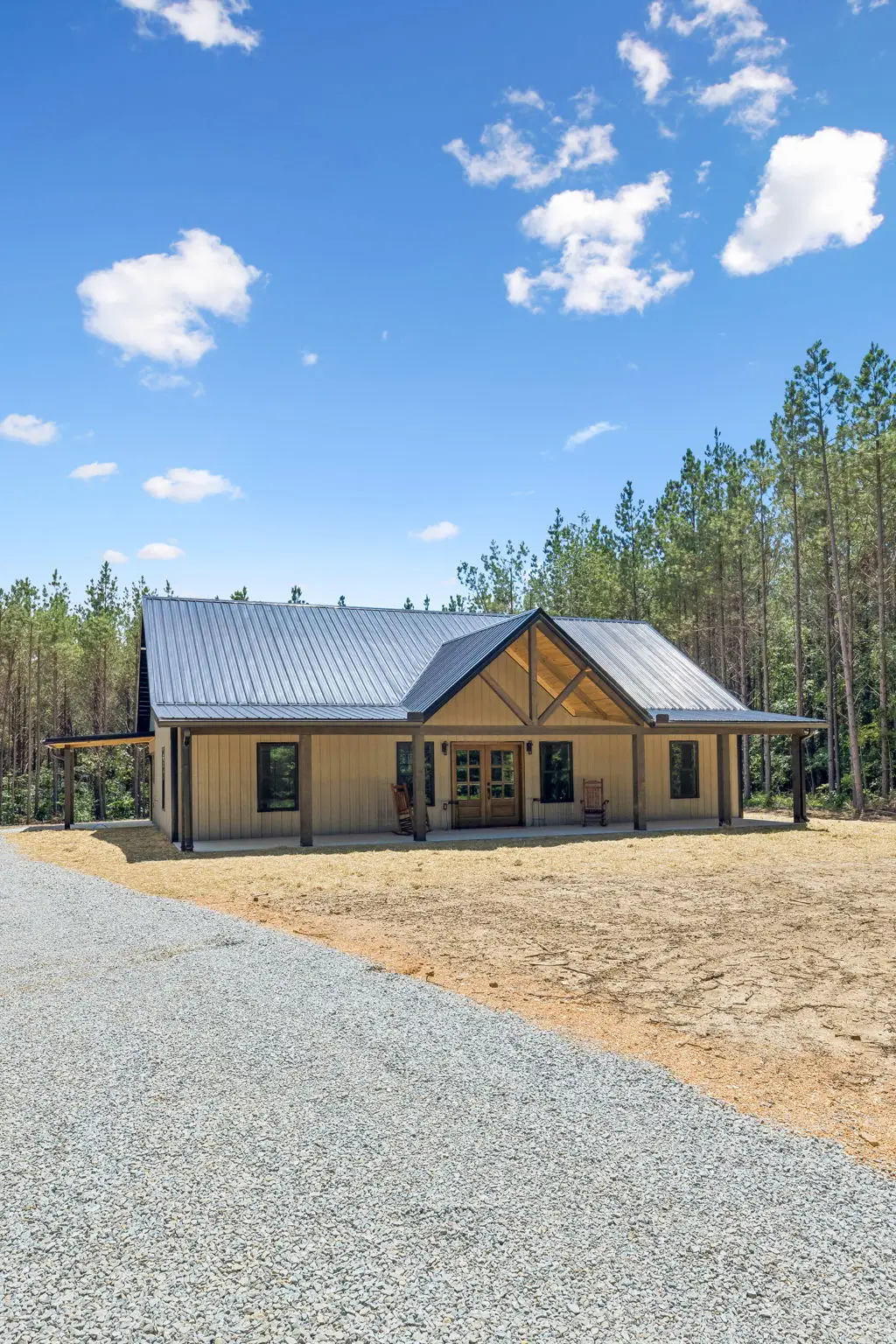 Approach vertical at 1975 Linden Hwy, a barndominium in Hohenwald, Tennessee