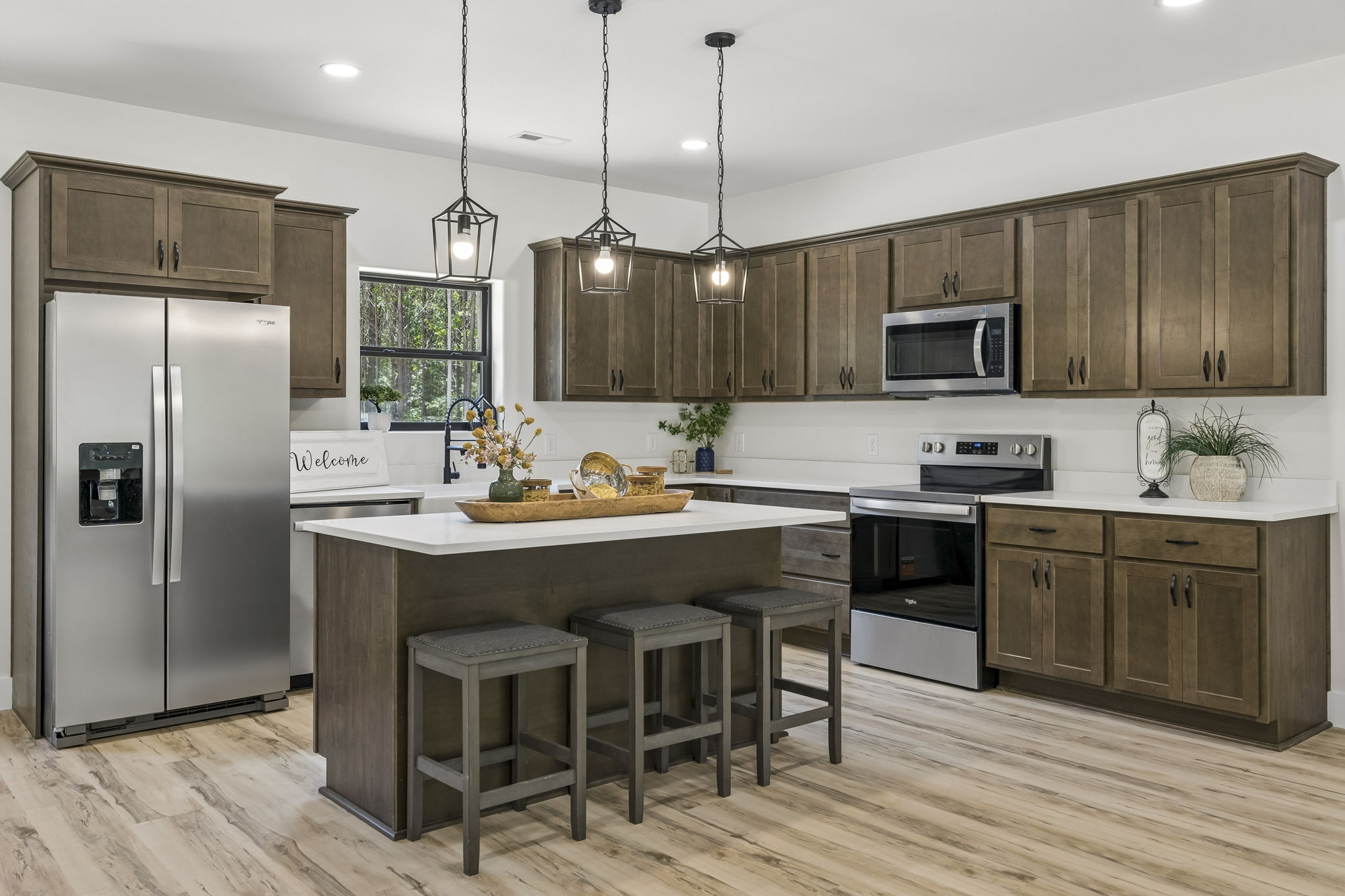 Primary kitchen at 1975 Linden Hwy, a barndominium in Hohenwald, Tennessee